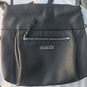 Rosetti Classic Black Crossbody Bag